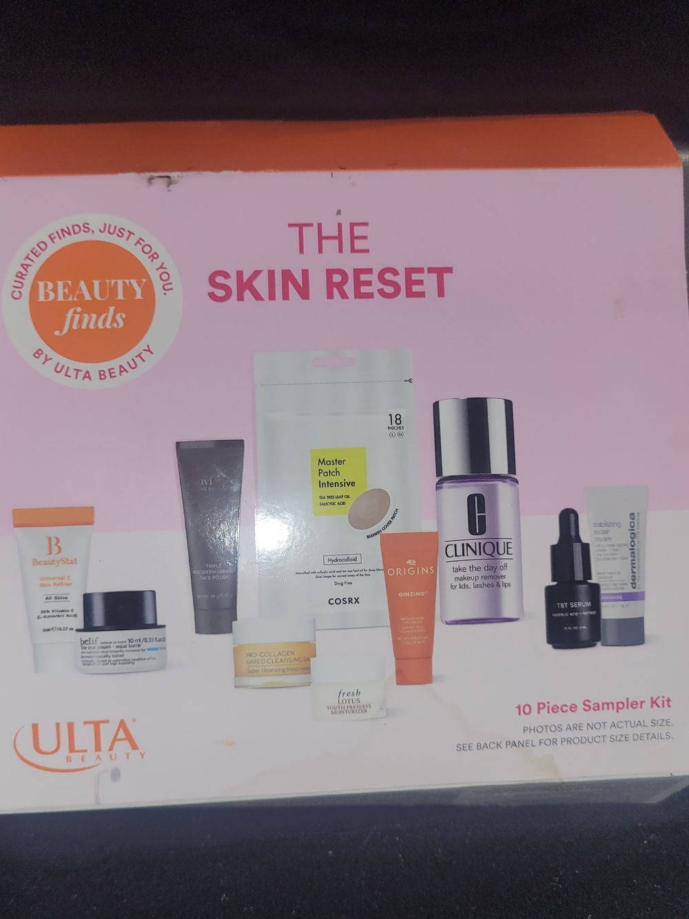 Ulta Beauty The Skin Reset Sampler Kit - Pink and Orange Accents